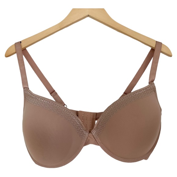 Jessica Simpson Padded T-Shirt Bra Underwire Beige Size 40D - Picture 5 of 13
